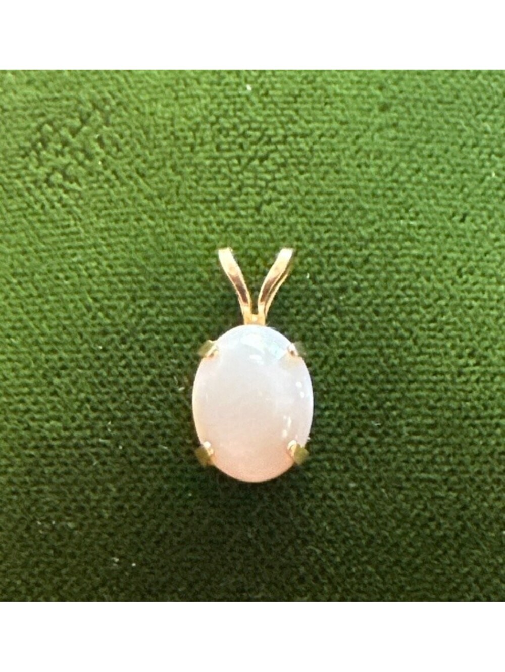 Vintage Opal Pendant with 14K Gold Setting